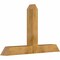 Ekena Millwork Portland Rough Sawn Timber Gable Bracket, Western Red Cedar, 60"W x 38"H x 6"D x 6"F, 15/12 Pitch GBW060X38X0606POR00RWR - alternate 4